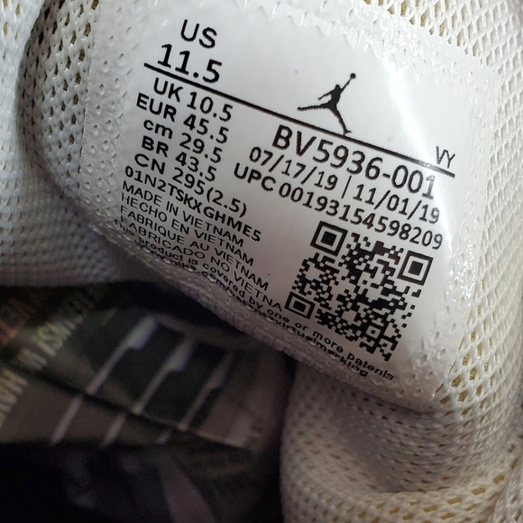 Jordan Jumpman Meta-Morph Utility Sneakers Men 11.5 Black White Retro BV5936-001 main image 16